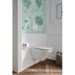 Унитаз подвесной Jacob Delafon Modern Life безободковый с креплениями в комплекте, белый (E77725-0)