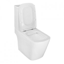 Унитаз-компакт Azario Ferra 365х650х785 напольный, безободковый, с быстросъемным сиденьем микролифт (AZ-1015)