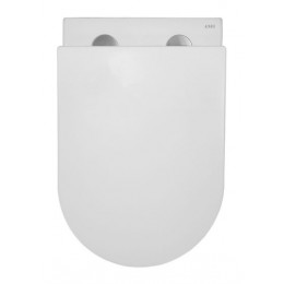 Унитаз подвесной Azario Navio 540x365x425 безободковый, в комплекте с сиденьем микролифт (AZ-0074)