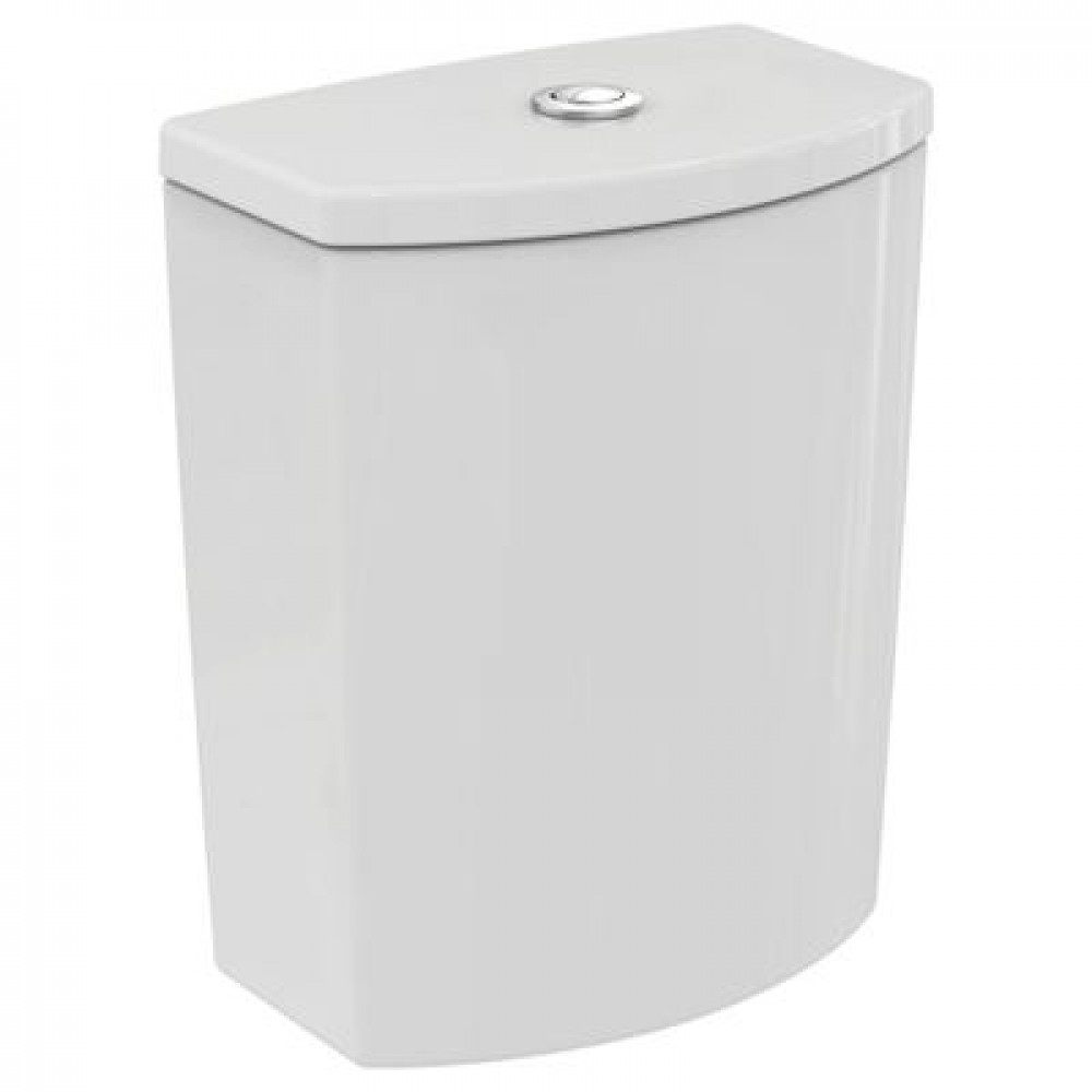 Бачок для унитаза Ideal Standard Connect Air Curve, полукруглый, нижняя подводка, белый (E073901)