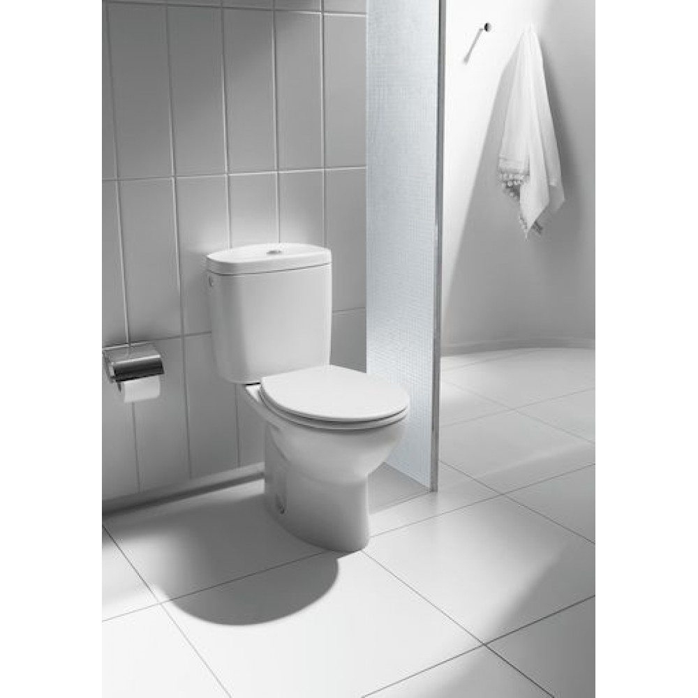 Низ к унитазу Roca Victoria, косой выпуск, белый  (7.3423.9.U00.0)