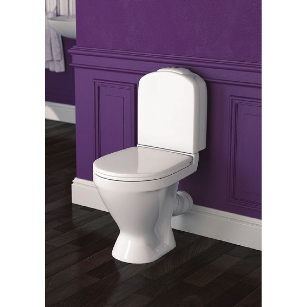 Унитаз-компакт Sanita Luxe Classic с сидением микролифт (WC.CC/Classic/2-TM/WHT.G/S1)
