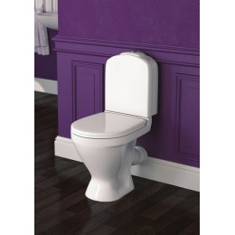 Унитаз-компакт Classic Comfort с бачком, сиденье микролифт, белый (WC.CC/Classic/2-DM/WHT.G/S1)