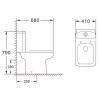 Унитаз-компакт AZARIO ELANA 680х410х790 напольный, с сиденьем микролифт (AZ-234)