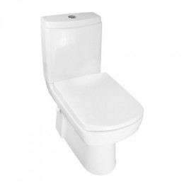 Унитаз-компакт Kale BASICS напольный, безободковый, в комплекте с бачком, сиденьем микролифт и арматурой