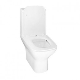 Унитаз-компакт Azario Iris 600х380х775 напольный, безободковый, с сиденьем микролифт (AZ 8353)