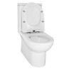 Унитаз-компакт AZARIO Ambra 645x370x815 напольный, безободковый, в комплекте сиденьем микролифт (AZ-848)