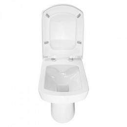 Унитаз-компакт Kale BASICS напольный, безободковый, в комплекте с бачком, сиденьем микролифт и арматурой