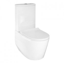 Унитаз-компакт Creo Ceramique RENNES с быстросъемным сидением микролифт, безободковый