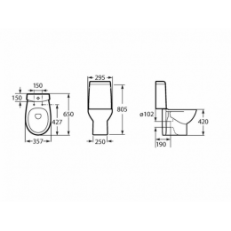 Бачок Roca VICTORIA NORD (7.341N.D.000.0)