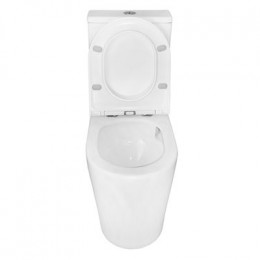 Унитаз-компакт Azario Conto 360х630х820 напольный, безободковый, слив "Торнадо", с быстросъемным сиденьем микролифт (AZ-T005BR)