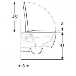 Унитаз подвесной Geberit iCon 500.784.01.1 с сиденьем и быстросъемной крышкой с микролифтом