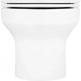 Унитаз подвесной Jacob Delafon Elite Rimless безободковый в комплекте с тонким сиденьем, креплениями, белый (EDX114RU-00)