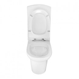 Унитаз-компакт Creo Ceramique LE MANS напольный, скрытый монтаж,  с крышкой микролифт (415х705х950)