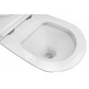 Унитаз приставной Azario Teramo 580х360х430 безободковый, быстросъемное сиденье с микролифтом (AZ-1003DNR)