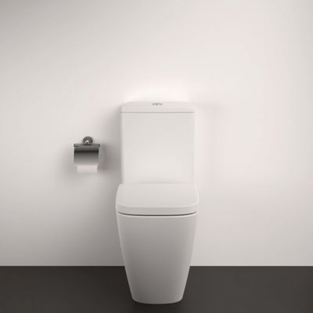 Чаша унитаза Ideal Standard i.life B напольный, для монтажа с бачком, технология RimLS+, с крепежом TT025 (T461201)