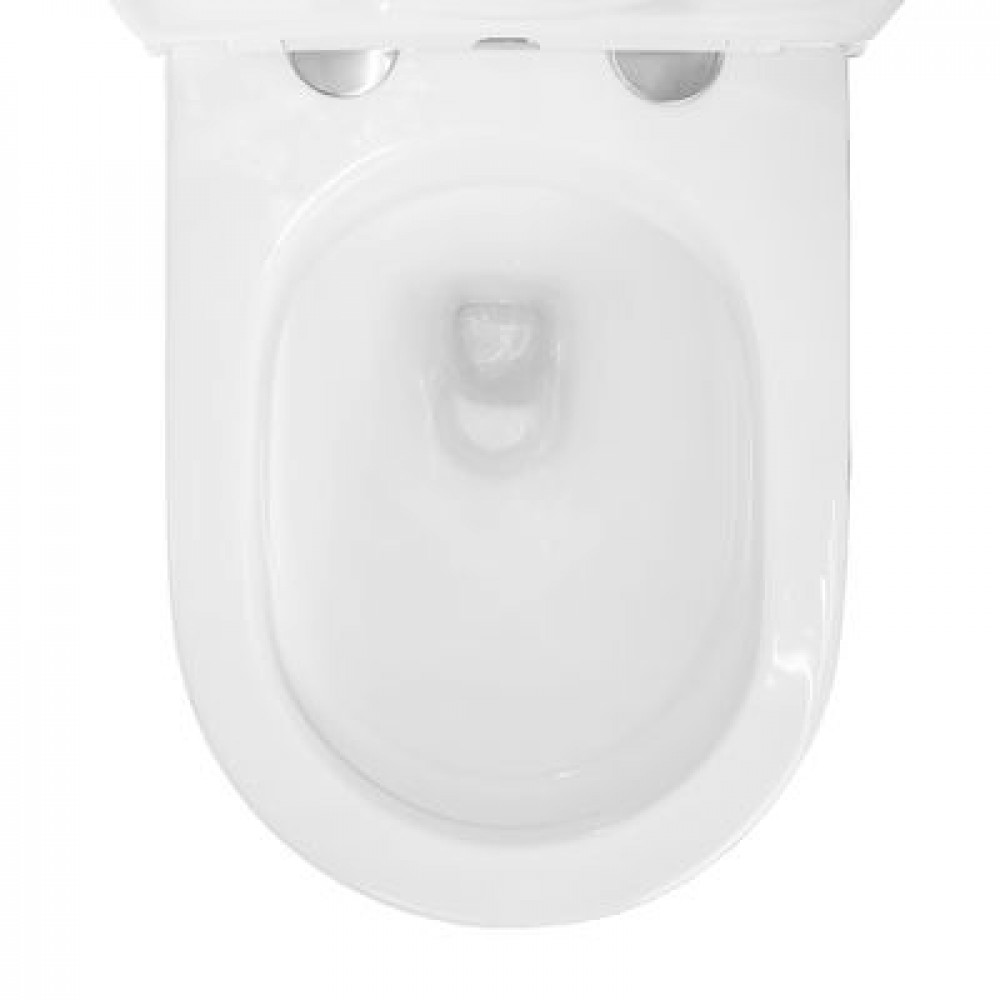Унитаз-компакт Azario Maro 670x380x850 напольный, безободковый, с бачком и сиденьем микролифт (AZ-2125A-R)