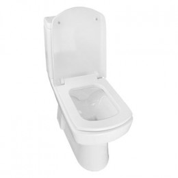 Унитаз-компакт Kale BASICS напольный, безободковый, в комплекте с бачком, сиденьем микролифт и арматурой