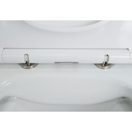 Унитаз подвесной Azario BOCA 360х510х350 безободковый, c сиденьем микролифт (AZ-1048 A)