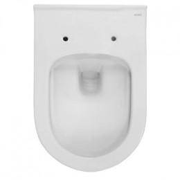 Унитаз подвесной Azario Pavia 530х355х360 безободковый, с ультратонким сидением микролифт (AZ-2142)