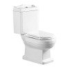 Унитаз-компакт Azario LORETTI 680х430х850 напольный, в комплекте с сиденьем полипропилен микролифт (AZ-239)