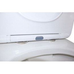 Унитаз-компакт Azario Fresco 360х620х800 напольный, безободковый, с быстросъемным сиденьем микролифт (AZ-8302)