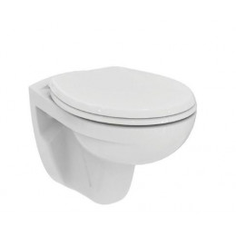 Унитаз подвесной Ideal Standard Eurovit безободковый, с сиденьем микролифт (K881201)