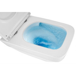 Унитаз подвесной Azario MONEO 530х365х370 безободковый, слив "Торнадо", в комплекте с быстросъемным сидением микролифт (AZ-0062 UQ1)