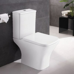 Унитаз-компакт Azario Nigel 365х615х795 напольный, безободковый, слив "Tornado", быстросъемное сиденье микролифт (AZ-55T)