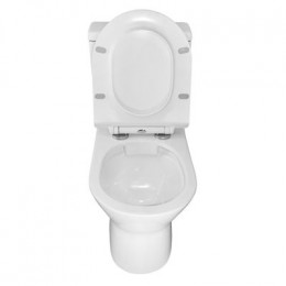 Унитаз-компакт Azario Mons 380х650х790 напольный, безободковый, с быстросъемным сиденьем микролифт (AZ-76004)