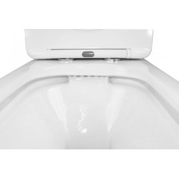 Унитаз-компакт Azario Fresco 360х620х800 напольный, безободковый, с быстросъемным сиденьем микролифт (AZ-8302)