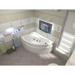 Ванна акриловая Azario Галант 150х90 пристенная, левая (ГАВ0001)