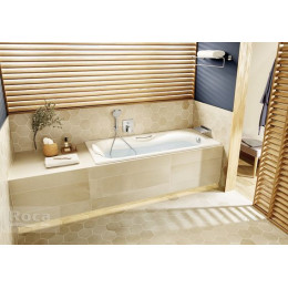Ванна чугунная Roca MALIBU 170х75, противоскользящее покрытие, без ручек