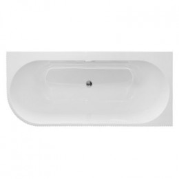 Ванна акриловая Azario LAGO BLANCO 1700х750х580 пристенная, правая, в комплекте с сифоном и металлической рамой (AZ-6724-1CR)