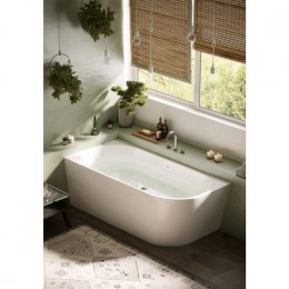 Ванна акриловая AZARIO RIO GRANDE 1700х750х580 пристенная, левая, в комплекте с сифоном и металлической рамой (AZ-6724-2L)