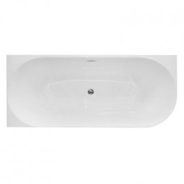 Ванна акриловая AZARIO RIO GRANDE 1700х750х580 пристенная, левая, в комплекте с сифоном и металлической рамой (AZ-6724-2L)