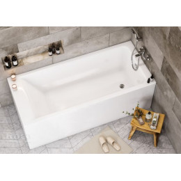 Ванна акриловая Roca EASY 170x80 прямоугольная, белая (Z.RU93.0.762.4)
