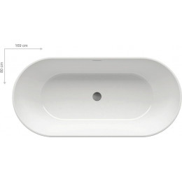 Ванна акриловая Ravak Freedom O 1690 x 800 отдельностоящая