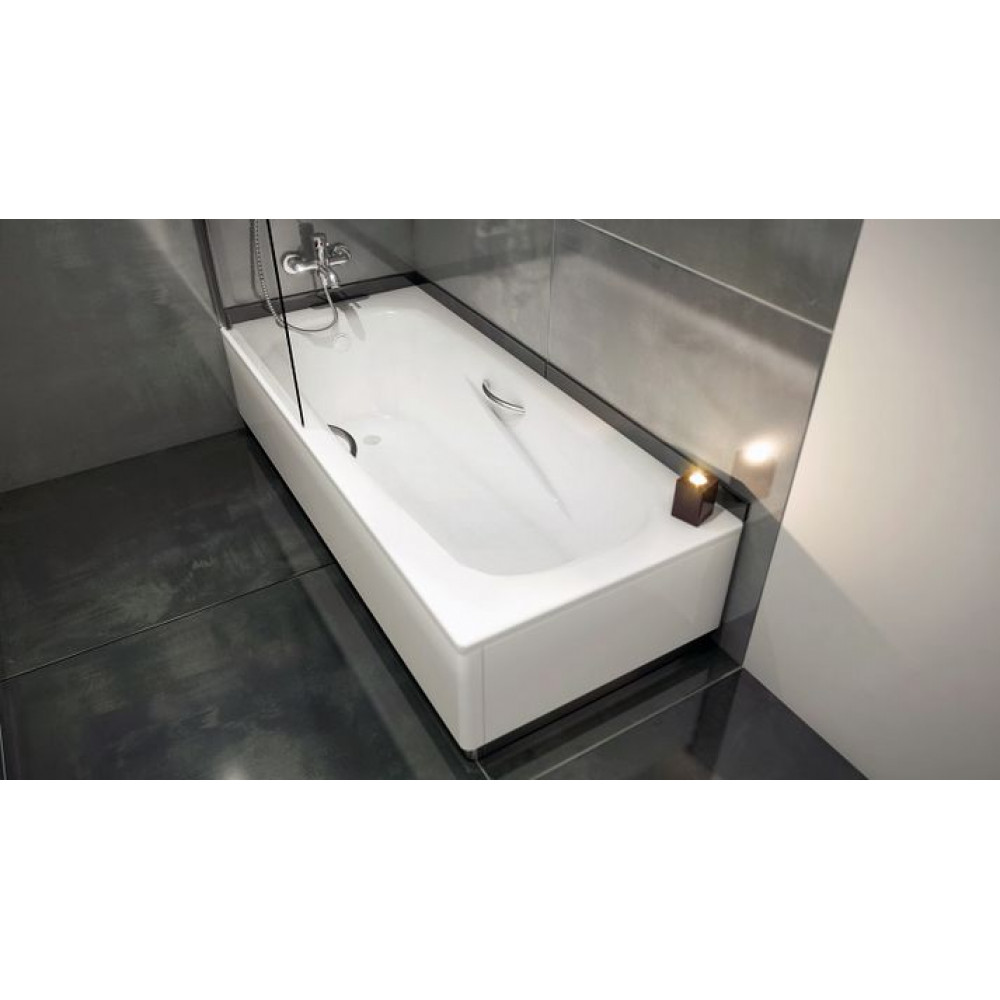 Ванна стальная BLB Universal Anatomica HG 150х75, белая, c отверстиями для ручек