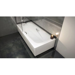 Ванна стальная BLB Universal Anatomica HG 150х75, белая, c отверстиями для ручек