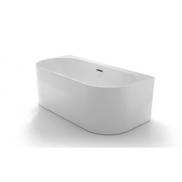 Ванна акриловая Azario BRADFORD 1700х800х580 пристенная, в комплекте с сифоном и металлической рамой (BRA17080)