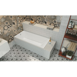 Ванна акриловая Roca ELBA прямоугольная 170х75 белая