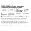 Ванна акриловая Ravak 170х100 L белая