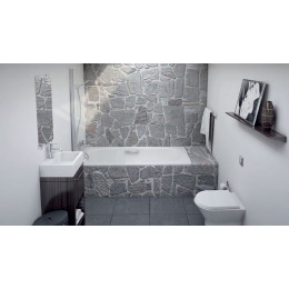 Ванна стальная BLB Atlantica 180x80x36, универсальная, с отверстиями для ручек