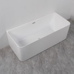 Ванна акриловая Azario RODEN 1700х750х580 пристенная, в комплекте с сифоном и металлической рамой (AZ-6715-2)