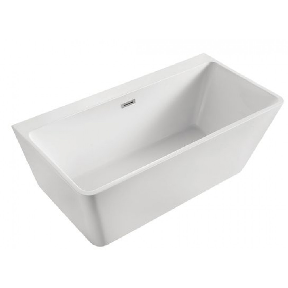 Ванна акриловая Azario OXFORD 1700х830х650, пристенная, в комплекте с сифоном и металлической рамой (OXF17083)