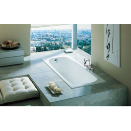 Ванна чугунная Roca CONTINENTAL 170х70, противоскользящее покрытие
