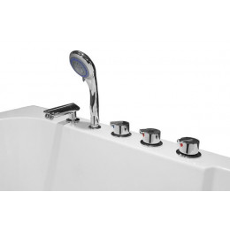 Ванна акриловая Loranto 800х1700х600 с гидромассажем, левосторонняя (CS-832NL)