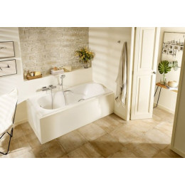 Ванна чугунная Roca HAITI 150х80, противоскользящее покрытие, отверстия для ручек