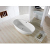Ванна акриловая Azario LEEDS 1685х840х580, свободностоящая, в комплекте с сифоном и металлической рамой (LEE17085)